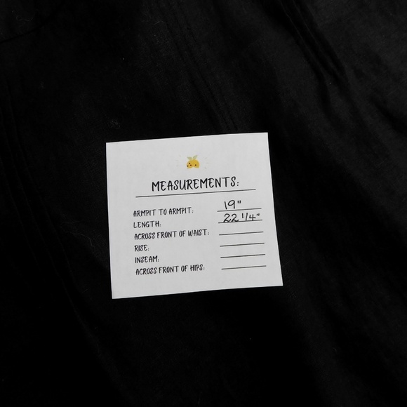 NWT!! J. CREW Linen Bow Back Linen Top Solid Black Tank Preppy Blouse X-Large - Picture 14 of 14